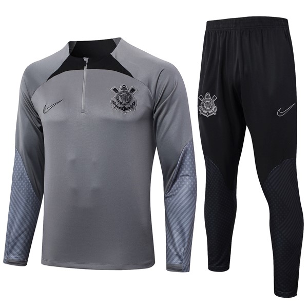 Sudadera De Training Corinthians 2024-25 Gris 5